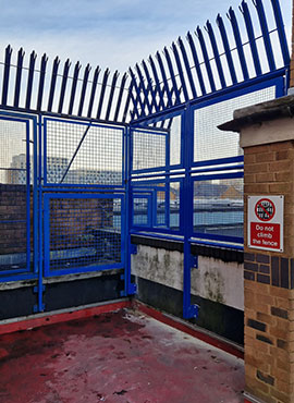 car park security fence