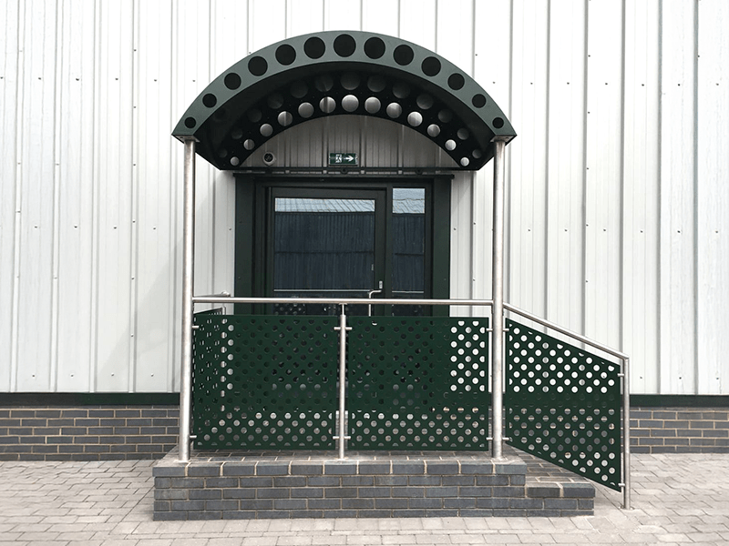Retailer customer entrance