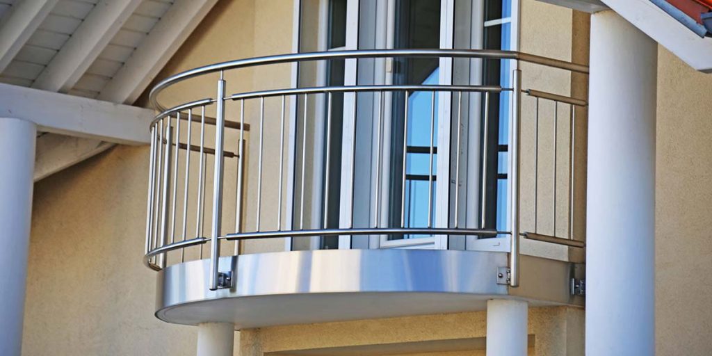 Stainless steel balcony