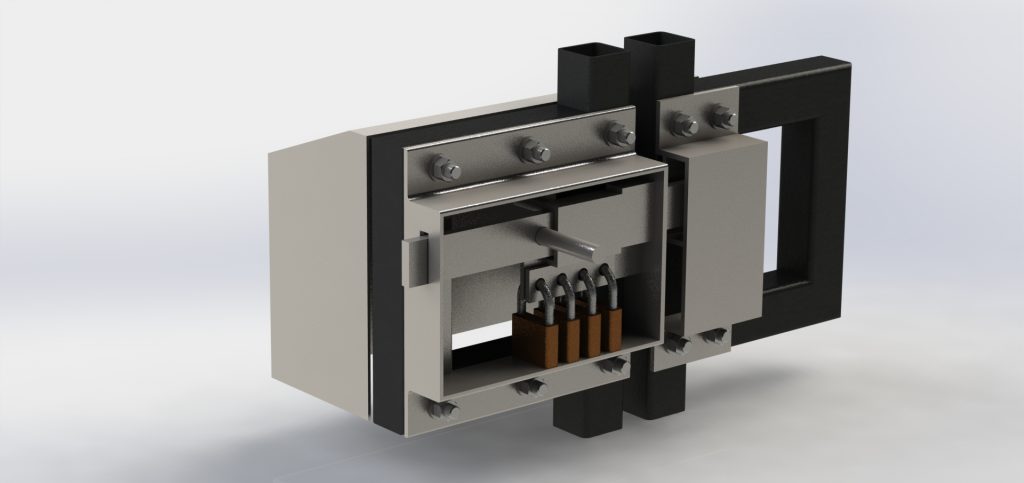 Stainless steel lock design